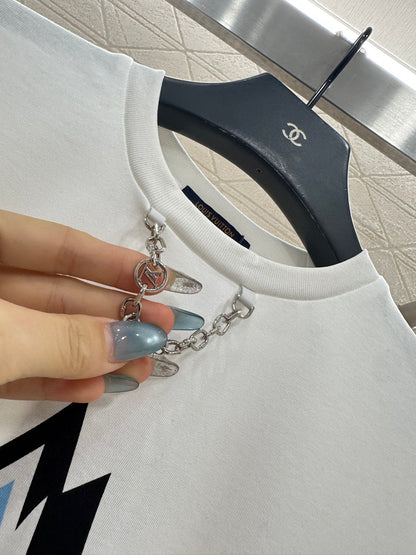 Louis 25fw printed t-shirt