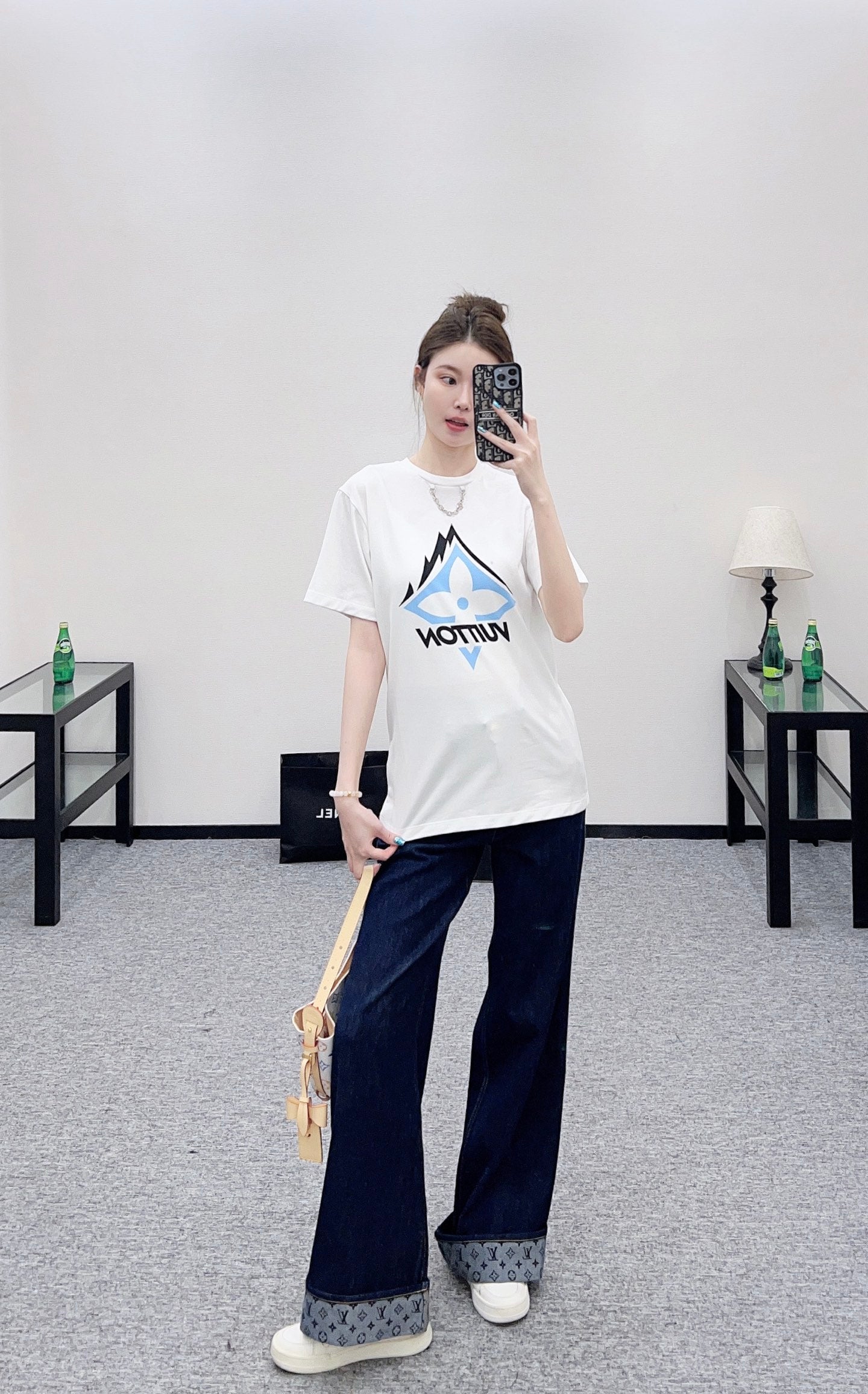 Louis 25fw printed t-shirt