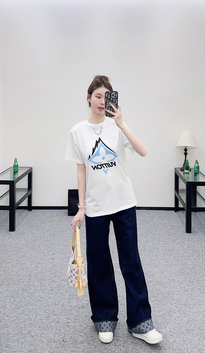 Louis 25fw printed t-shirt