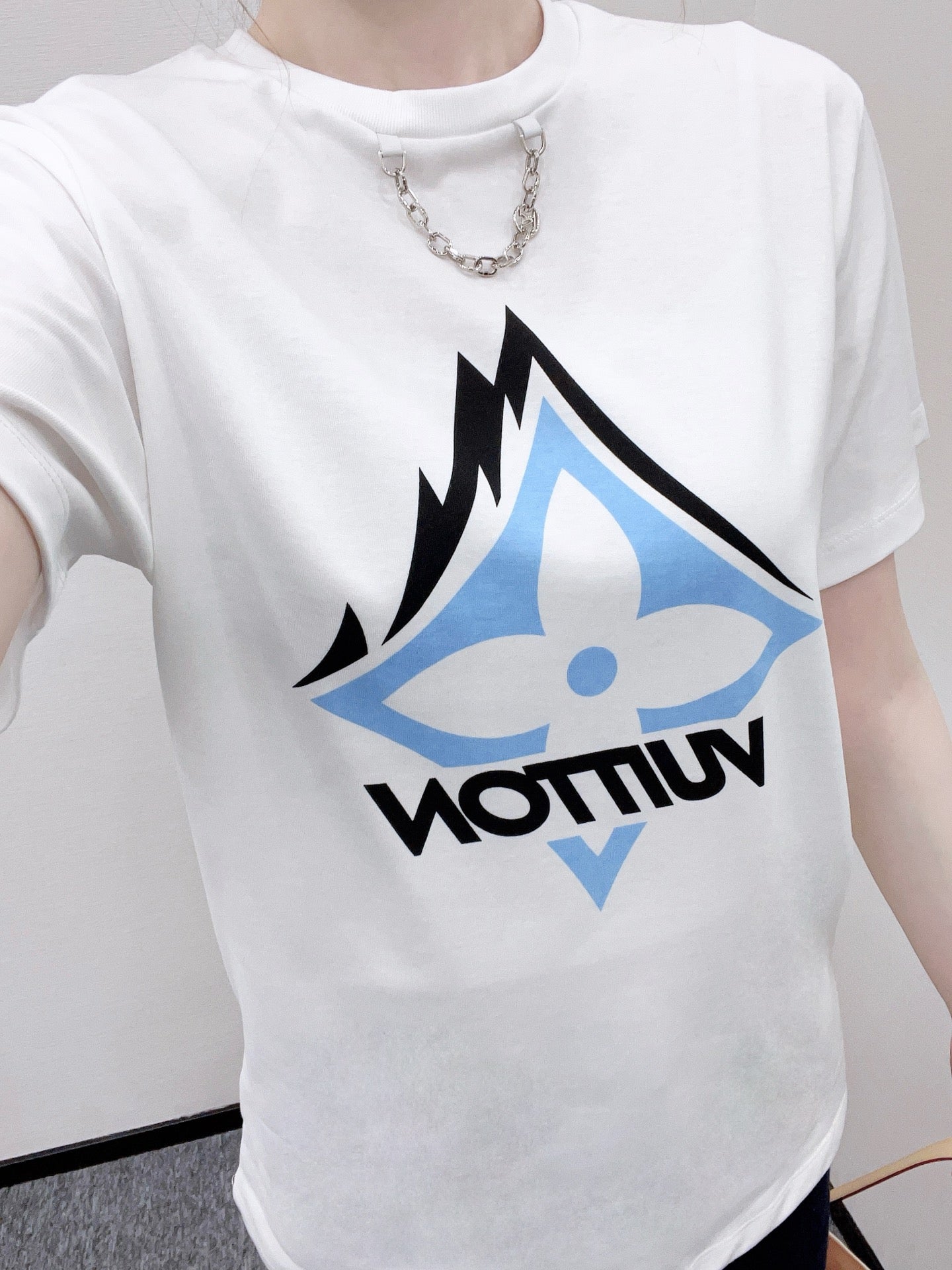 Louis 25fw printed t-shirt