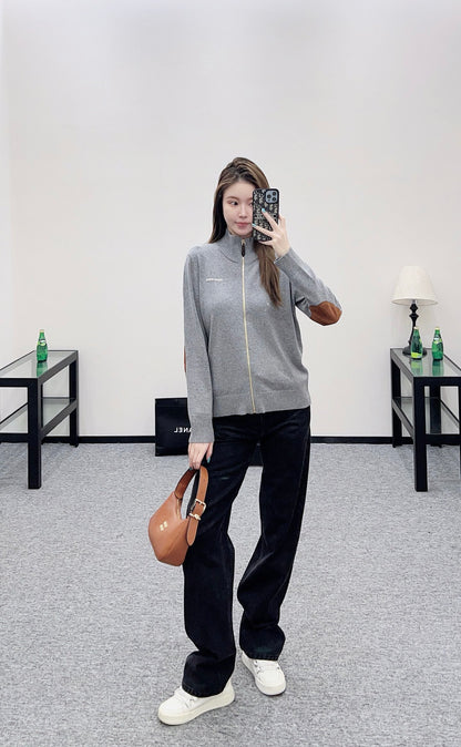 Miu 25fw knitted cardigan