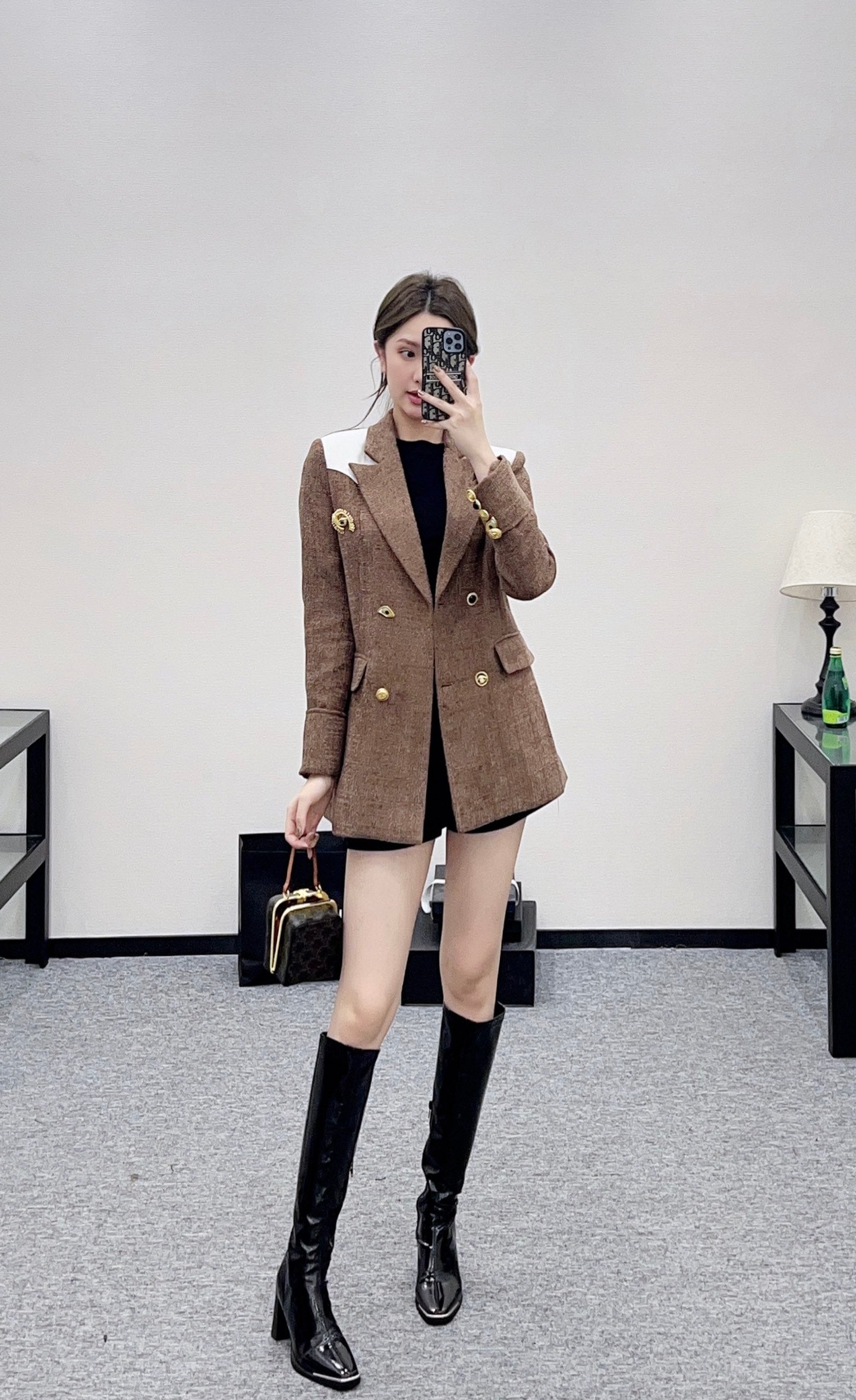 Sch 25fw retro jacket
