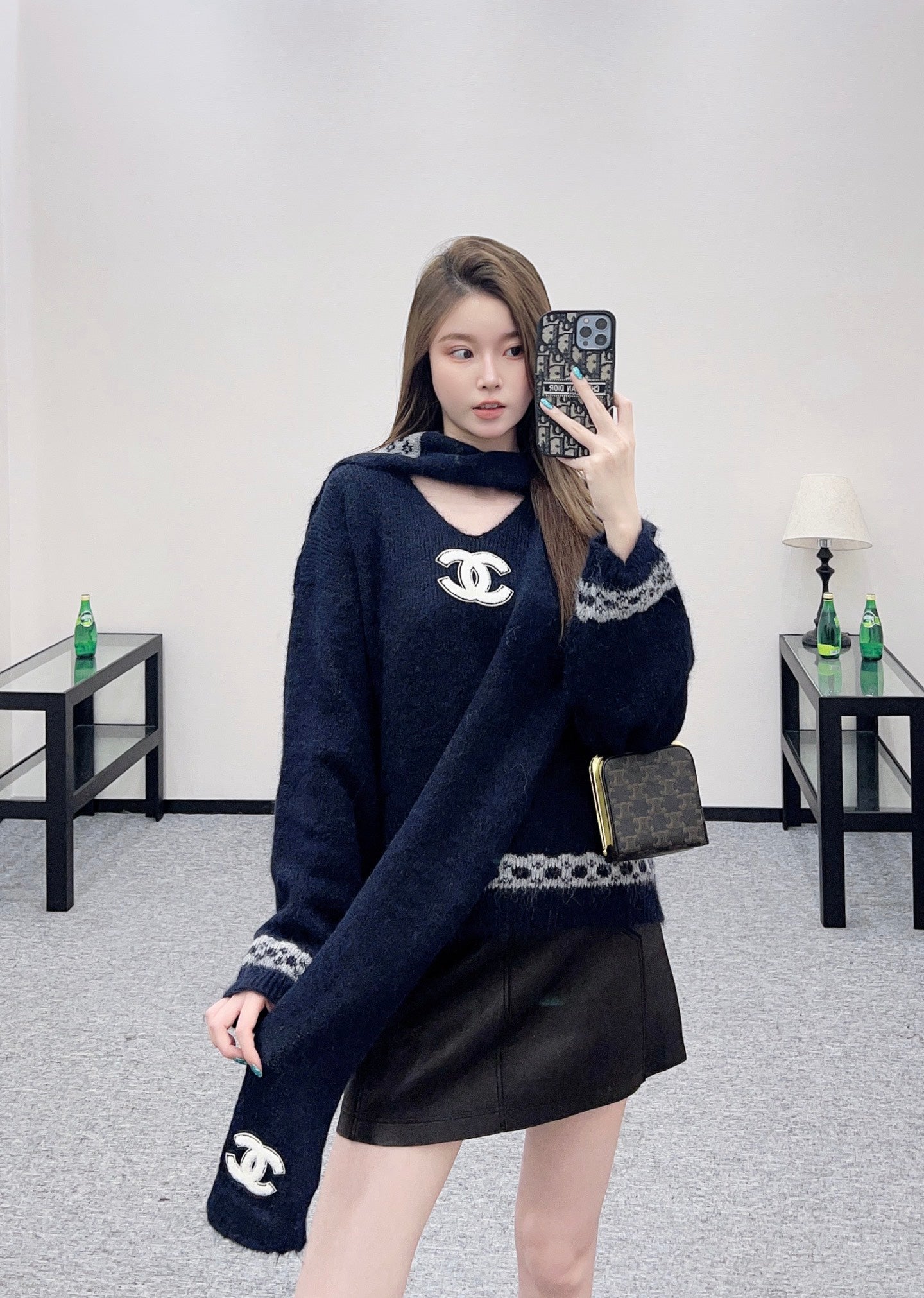 Chan 25fw knitted sweater