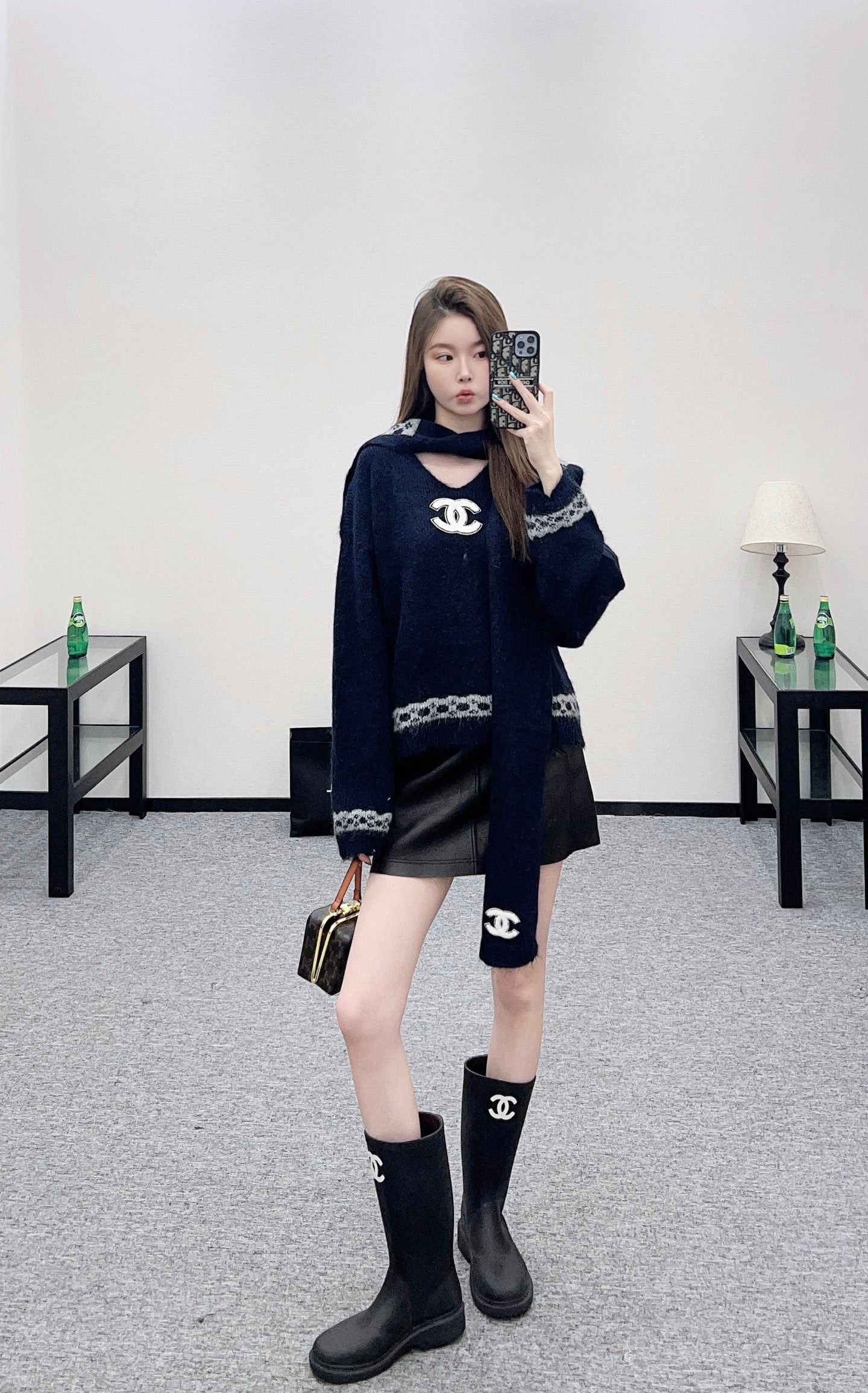 Chan 25fw knitted sweater