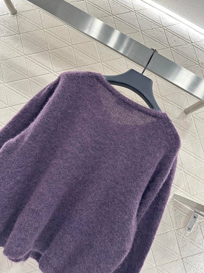 Miu 25fw knitted cardigan