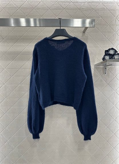 Miu 25fw knitted cardigan