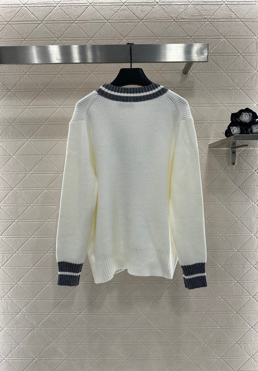 Miu 25fw knitted cardigan