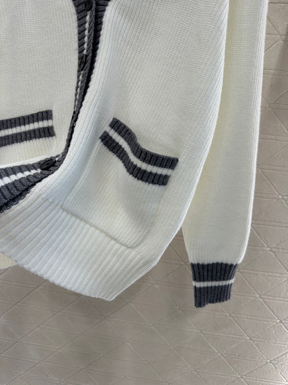 Miu 25fw knitted cardigan