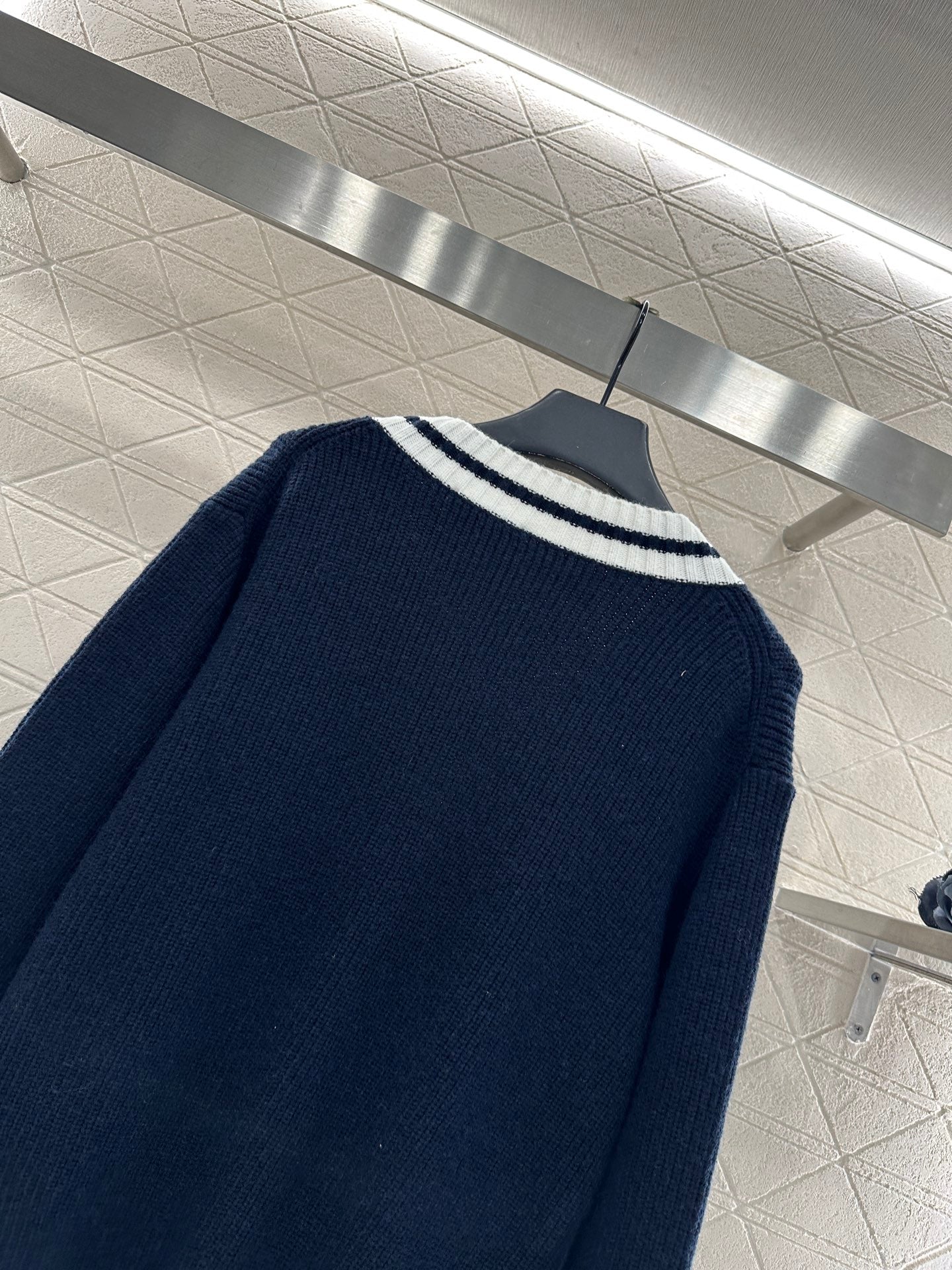 Miu 25fw knitted cardigan