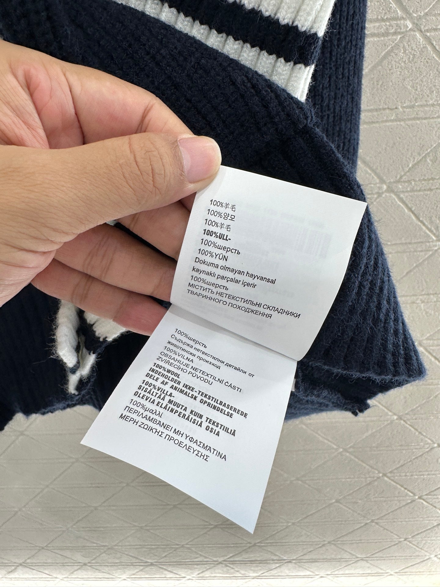 Miu 25fw knitted cardigan